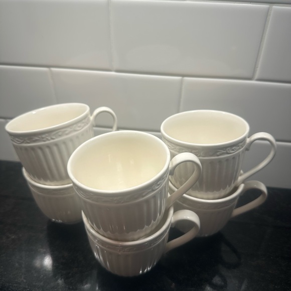 Set of 6 Mikasa Italian Countryside Tea Cups DD900 - Picture 2 of 4